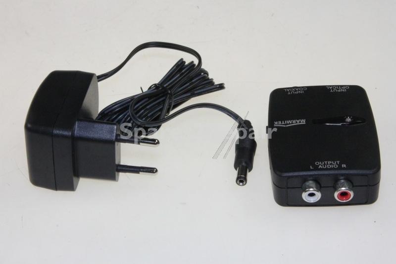 Marmitek Digital Converter - Connect Da21 25008127 Digital To Analog Audio Converter - Toslink To Analog Converter - Wolfson Dac - Spdif - Optical
