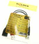 Delock Usb-connector - Cable 2 X Usb 2.0 Type A Male > Usb 2.0 Type A Female 22.5 C