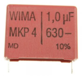 Wima Pulse Capacitors - 1,0uf-630v Mkp4-kondensator Rm=27,5mm