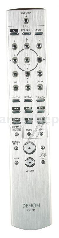 Sound United Ir remote Control - Rc-1207 30701022000as Remote Control