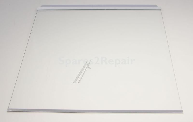 Glass Panel - C00568085 488000568085 Glass Shelf Refrigerator Drawer [Whirlpool Indesit]