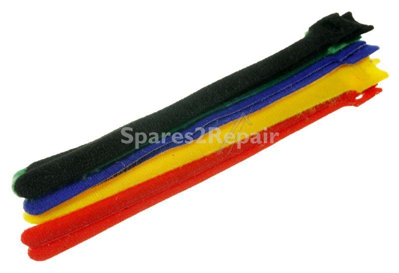 Delock Cable Ties - Hook-and-loop Fasteners Coloured L 200 X W 12 Mm 10 Pieces
