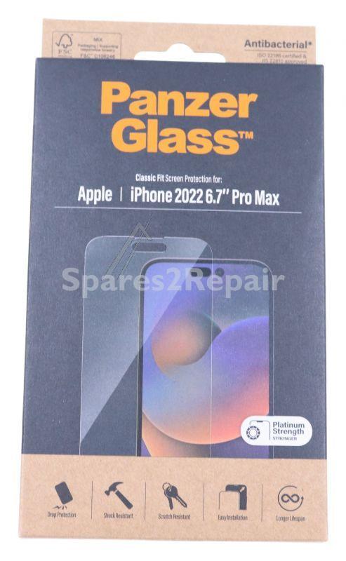 Panzerglass Display Protective Film - 2770 Panzerglass Screen Protector Apple Iphone 14 Pro Max | Classic Fit