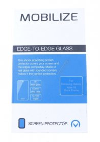 Mobilize Display Protective Film - 53179 Mobilize Edge-to-edge Glass Display Protection Glass Samsung Galaxy Note10 Black