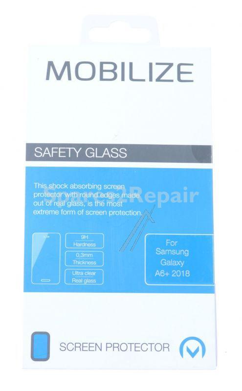 Mobilize Display Protective Film - 50725 Mobilize Glass Screen Protector Samsung Galaxy A6+ 2018