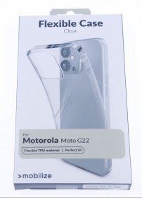 Mobilize Leather Bag Gsm - 27878 Mobilize Gelly Case Motorola Moto G22 Clear