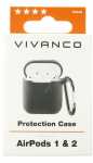 Vivanco Bag - Airpodcasevvbk 61646 Protection Case For Airpods 1 & 2 Black