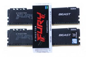 Ram Processors - Fury Beast 16 Gb Ddr4 Pc4-25600 Kit , Cl16