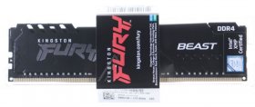 Ram Processors - Fury Beast 32 Gb Ddr4 Pc4-25600 , Cl16