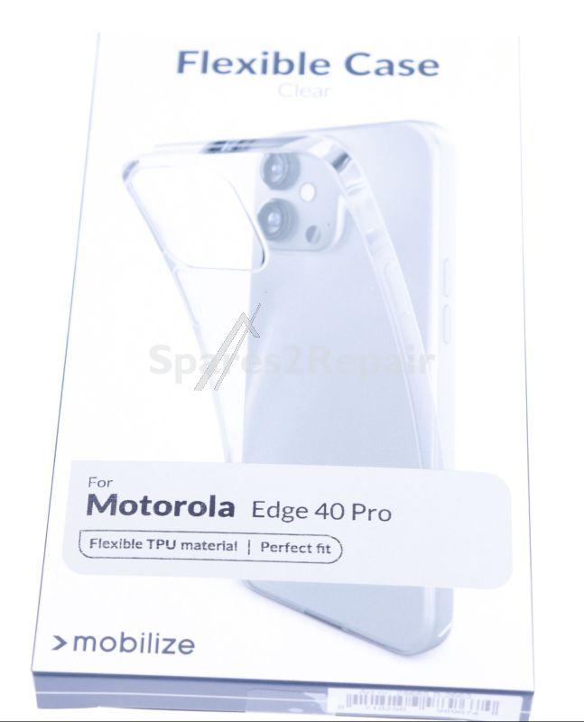 Mobilize Leather Bag Gsm - 28685 Mobilize Gelly Case Motorola Edge 40 Pro Clear