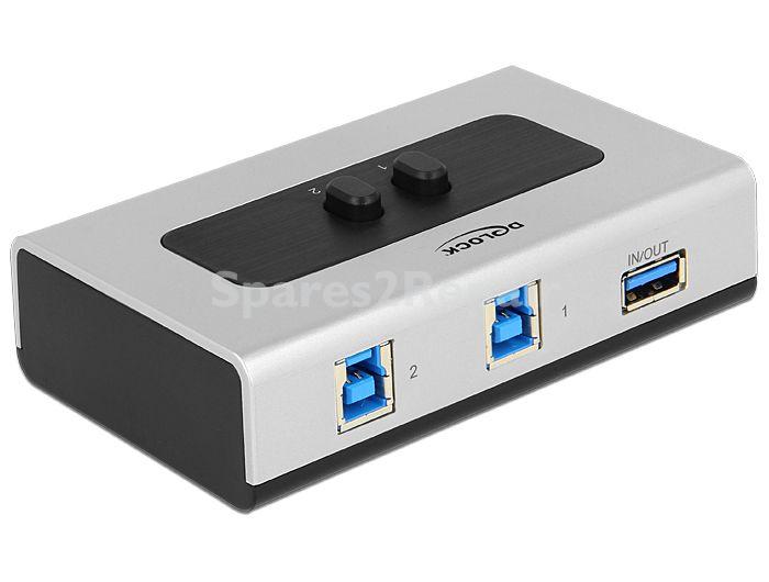 Delock Hub-usb - Switch Usb 3.0 2 Port Manual Bidirectional