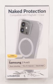 Mobilize Leather Bag Gsm - 29084 Mobilize Magsafe Compatible Naked Protection Case For Samsung Galaxy Z Fold5 Clear