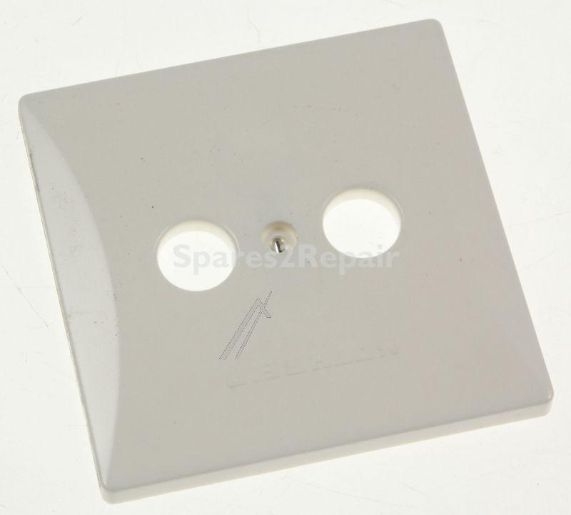 Kathrein Blanking Plate Aerial Socket - Esz 52 Blanking Plate Aerial Socket 2-loch 80x80mm Pure White