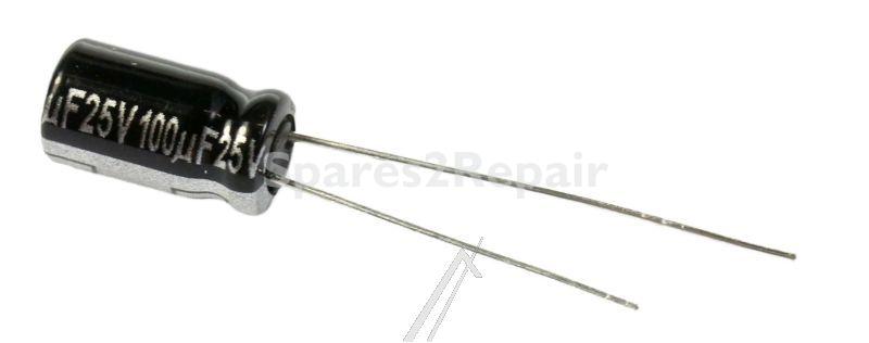 Panasonic 25v Radial Electrolytic 105 De - 100uf-25v Elcap Radial 105° 6,3x11,2mm Long Life -rohs-