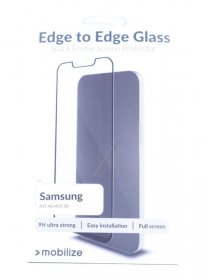 Mobilize Display Protective Film - 57496 Mobilize Glass Screen Protector - Black Frame - Samsung Galaxy A15 4g-5g