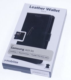 Mobilize Leather Bag Gsm - 29328 Mobilize Leather Case Samsung Galaxy A25 5g Black