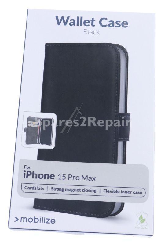 Mobilize Leather Bag Gsm - 28842 Mobilize Classic Gelly Wallet Book Case Apple Iphone 15 Pro Max Black