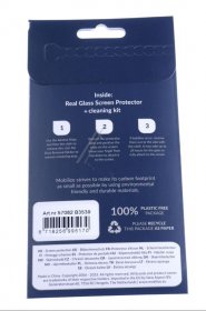 Mobilize Display Protective Film - 57082 Mobilize Glass Screen Protector - Black Frame - Apple Iphone 15 Plus