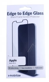 Mobilize Display Protective Film - 53103 Mobilize Glass Screen Protector - Black Frame - Apple Iphone Xr-11