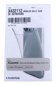 Mobilize Leather Bag Gsm - 29599 Mobilize Gelly Case Xiaomi Redmi Note 13 Pro 5g Clear