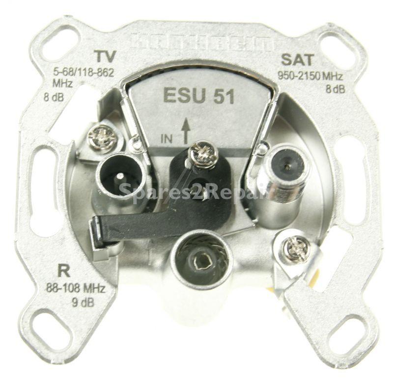 Kathrein Aerial Outlet Sockets - Esu 51 Antennensteckdose