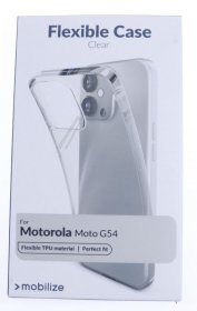 Mobilize Leather Bag Gsm - 29138 Mobilize Gelly Case Motorola Moto G54 Clear