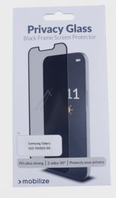 Mobilize Display Protective Film - 57691 Mobilize Privacy Glass Display Protection Glass - Black Frame - For Samsung Galaxy S22 5g-s23 5g