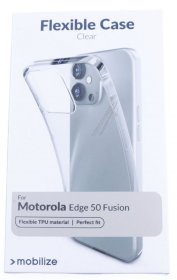 Mobilize Leather Bag Gsm - 29675 Mobilize Gelly Case Motorola Edge 50 Fusion Clear