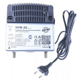 Astro Aerial Amplifier - Hvb 22 Breitbandverstarker Mit 65 Mhz Ruckweg Vorweg Bis 1006 Mhz Verstarkung Vorweg 25 Db Ausgangspegel Vorweg 97 DbΜv Int