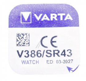 Varta 11,6mm Button Cell 1,55v - V386 Button Cell 1,55v-105mah - 11,6x4,2mm Varta