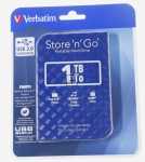 Verbatim Usb 2,5" Hard Discs - Store´n Go 1tb 2 5"-usb 3 0 Festplatte Bl - 53200