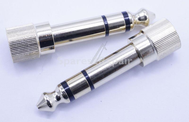 Delock Jack Plug-jack Socket - 65983 Adapter 6 35mm Jack Plug > 3 5mm Jack Socket 3-pole Metal Screwable 2 Pieces