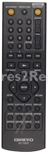 Ir-remote Control - Rc725dv Remote Control