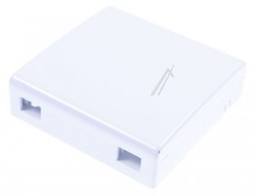 Delock Fo Adapter - Lwl Anschlussdose Zur Wandmontage Fur 2 X Sc Simplex Oder Lc Duplex Weiß