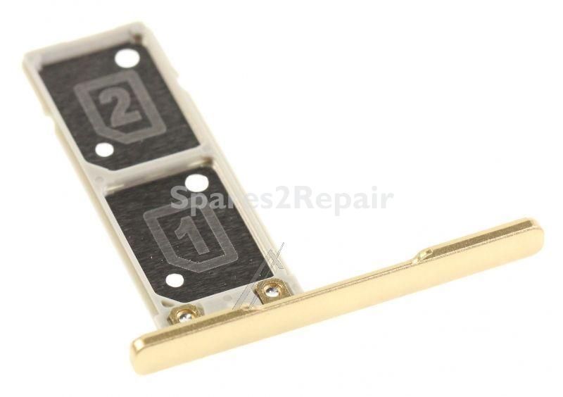 Sony Sim card Holder - 306j1ye0600 U50050511 Cover Compartment Dual Gold