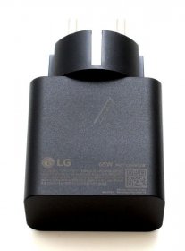 Lg Plug in Transformer - Eay65910812 Adapters Lp65wgc20p-ek(black) 100-240vac 5 9 15 20 3 3 3 3 25 50-60hz Cb Kc Ce Erp Wall 3p Usb Type-c 65w Usb-pd Pdo