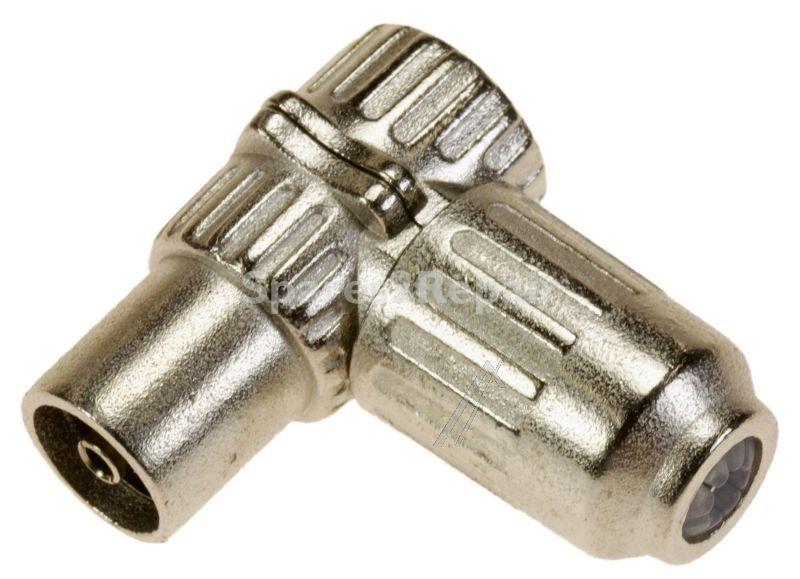 Com Angle Coaxial Socket - Coaxial Socket 9,5mm, Metal, 90º