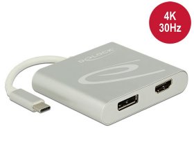 Delock Cable/plugs/adapter - Usb Type-c Splitter (dp Alt Mode) > 1 X Hdmi +1xdisplayport