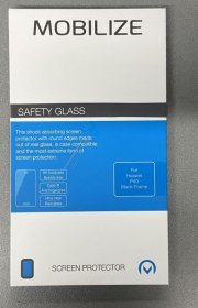 Mobilize Display Protective Film - 54120 Mobilize Glass Screen Protector Black Frame Huawei P40