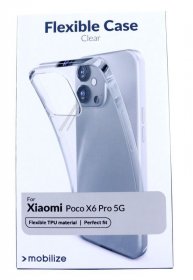 Mobilize Leather Bag Gsm - 29597 Mobilize Gelly Case Xiaomi Poco X6 Pro 5g Clear