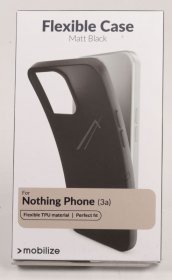Mobilize Leather Bag Gsm - 80795 Mobilize Rubber Gelly Case Nothing Phone (3a) Matte Black