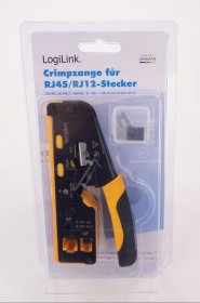 Logilink Pliers - Wz0060 Crimpzange Fur Cat5-cat6-cat6a-cat7 Und Pass Through Stecker