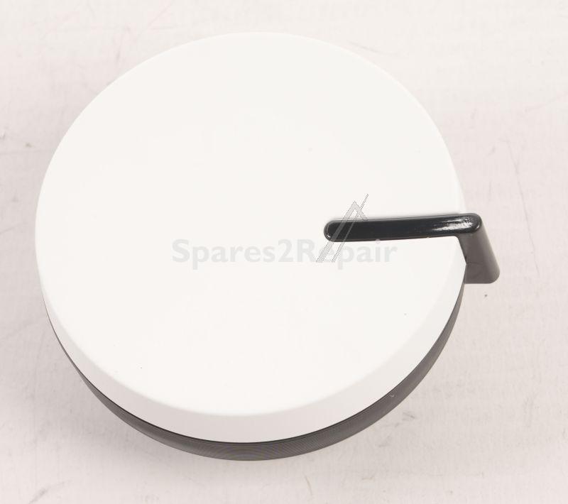 Button - 140244448076 Knob Cover Programme Selector White-silver Darksilver Indigo [Electrolux Aeg]