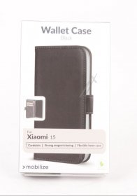Mobilize Leather Bag Gsm - 80244 Mobilize Classic Gelly Wallet Book Case Xiaomi 15 Black