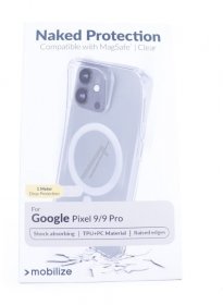 Mobilize Leather Bag Gsm - 29936 Mobilize Magsafe Compatible Naked Protection Case For Google Pixel 9-9pro Clear