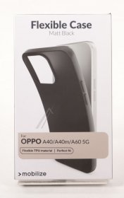 Mobilize Leather Bag Gsm - 80047 Mobilize Rubber Gelly Case Oppo A40-a40m-a60 5g Matt Black
