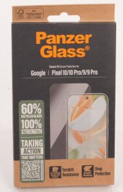 Panzerglass Display Protective Film - Pg25945 Panzerglass Screen Protector Google Pixel 10 | 10 Pro | 9 | 9 Pro | Classic Fit