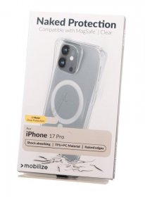 Mobilize Leather Bag Gsm - 80990 Mobilize Magsafe Compatible Naked Protection Case For Apple Iphone 17 Pro Clear