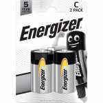 Energizer C Akaline Batteries - E304396800 Everyday Baby (c) Cp2