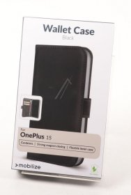 Mobilize Leather Bag Gsm - 81551 Mobilize Classic Gelly Wallet Book Case Oneplus 15 Black